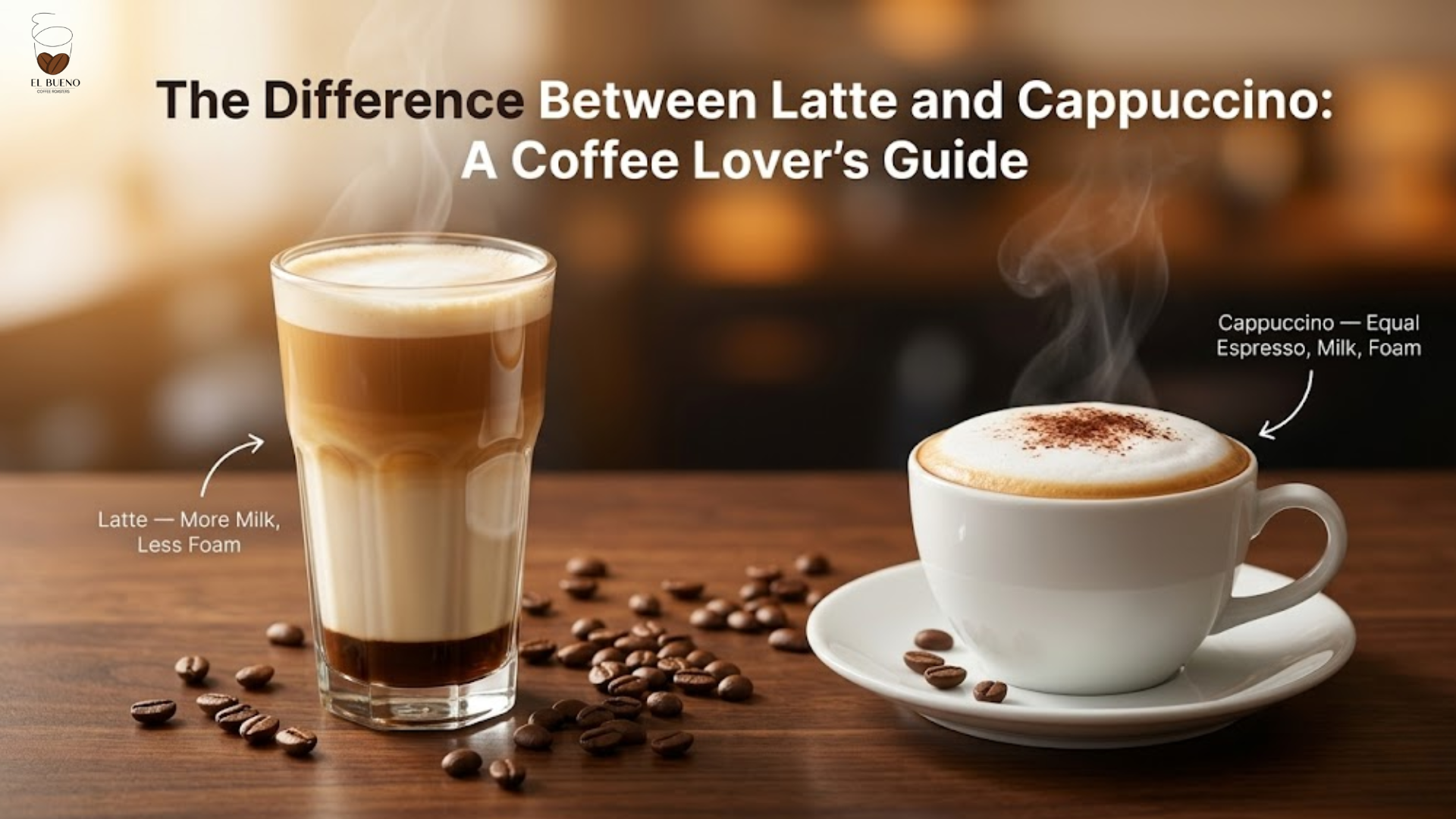 The Difference Between Latte and Cappuccino: A Coffee Lover’s Guide