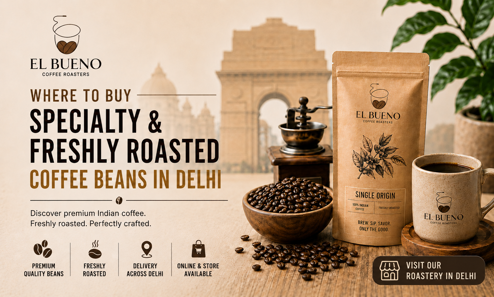 Where to Buy Specialty & Freshly Roasted Coffee Beans in Delhi