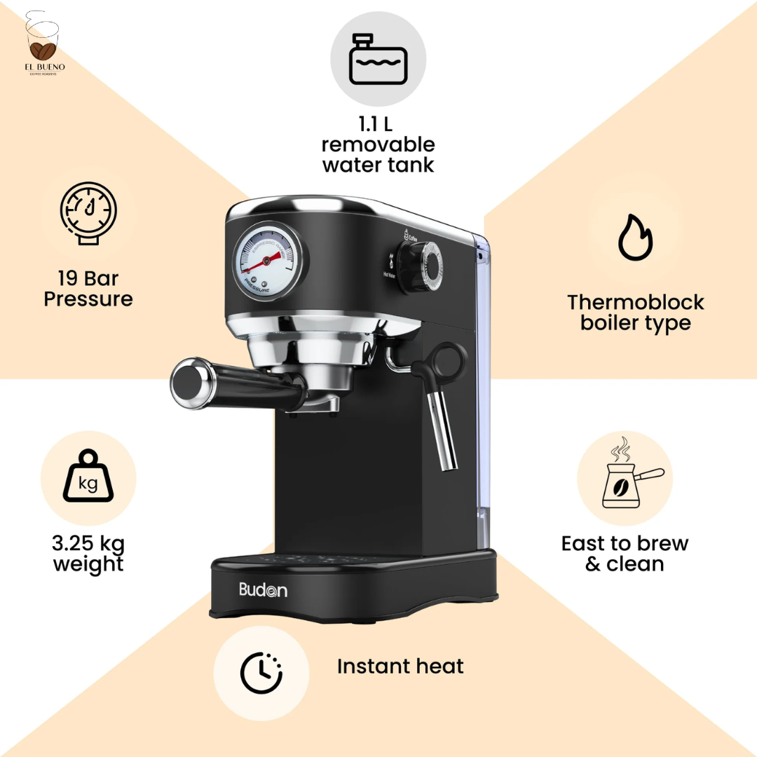 Budan Bolt | Semi-Automatic Coffee Machine